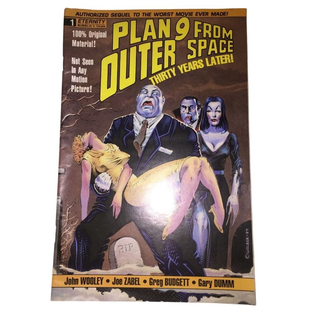 Plan 9 From Outer Space Thirty Years Later! - Vintage Comic Book 1989 - John Woo